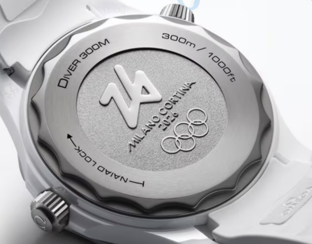 OMEGA watch repair - picture of an OMEGA watch back
